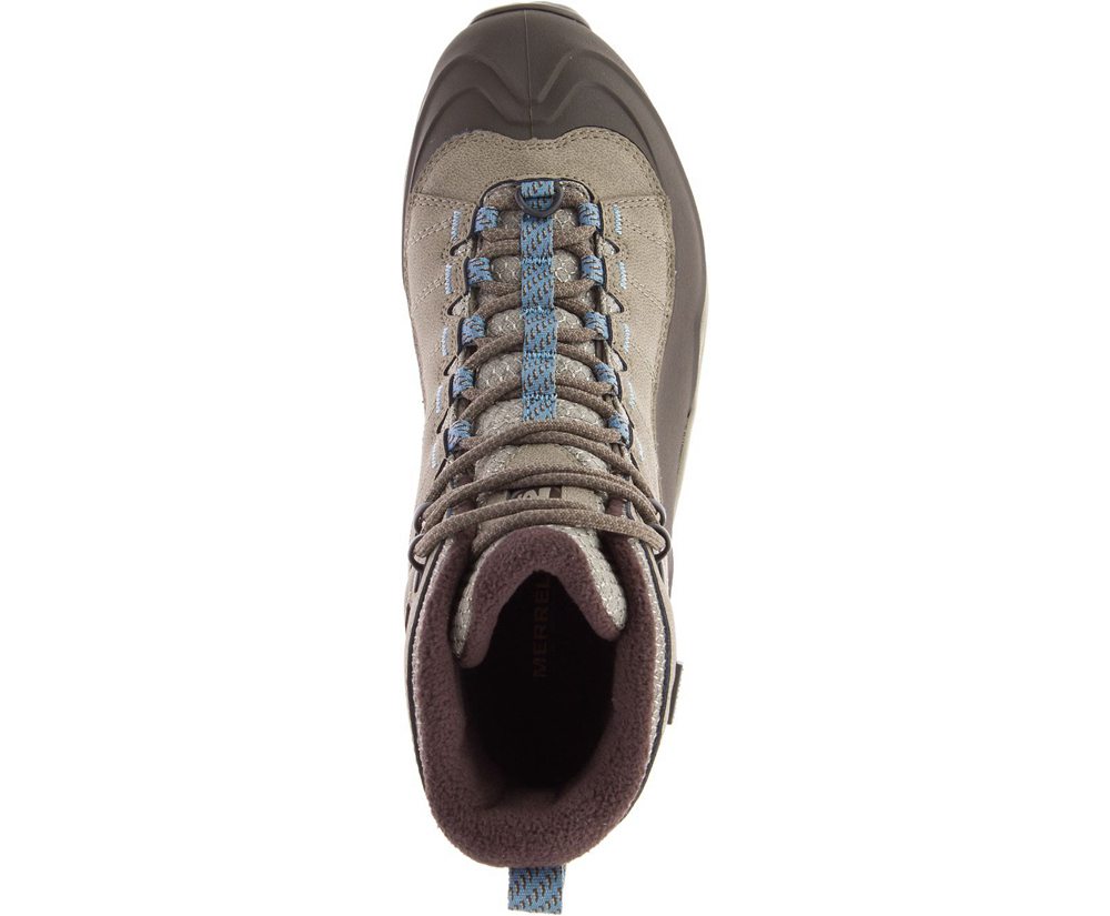 Merrell Støvler Dame - Thermo Chill Mid Shell Waterproof - Grå - HAB196830